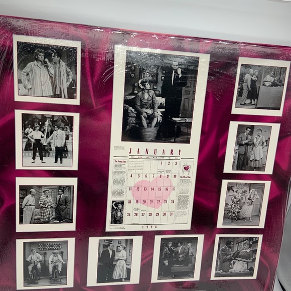 Vintage I Love Lucy Lucille Ball 12" x 12" Square 1998 Calendar SEALED! - Picture 11 of 11